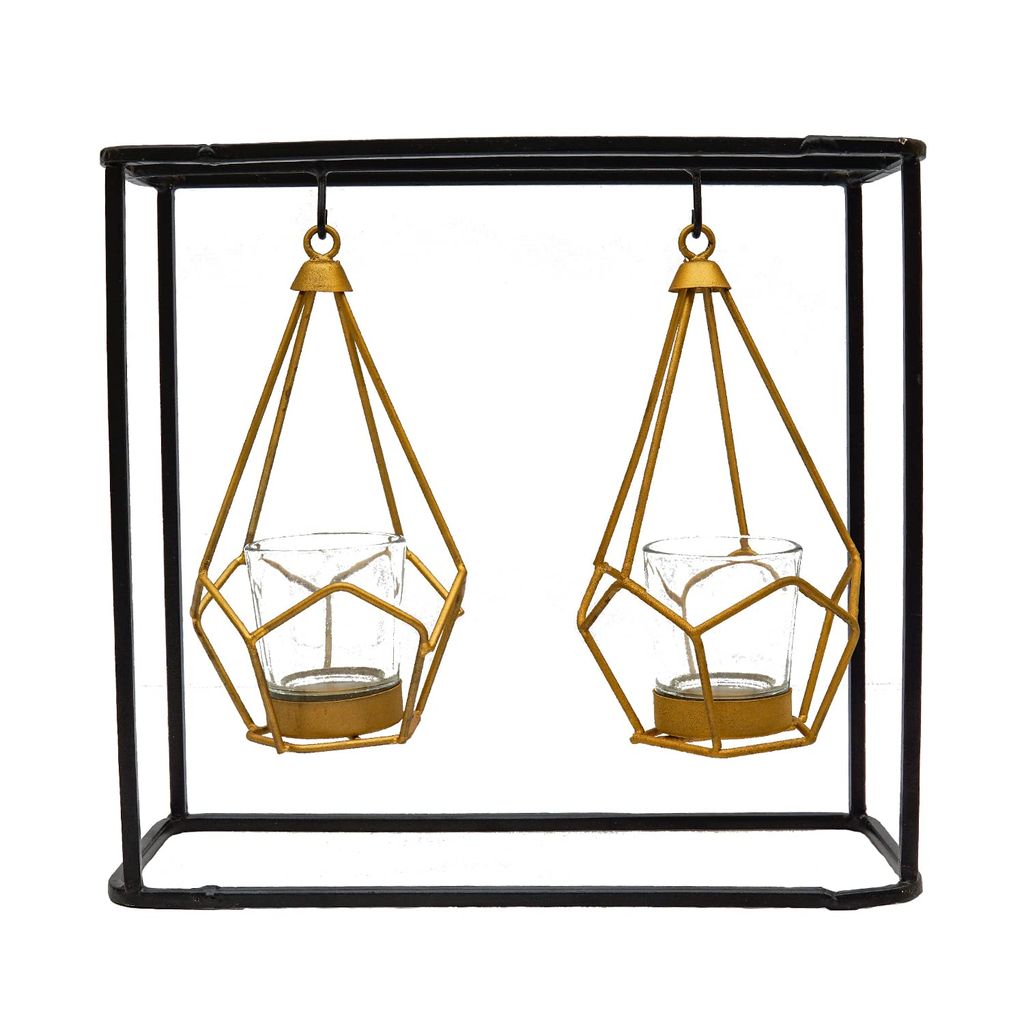 Craftlayout Iron Tea Light Candle Holder 10 Inch view 2