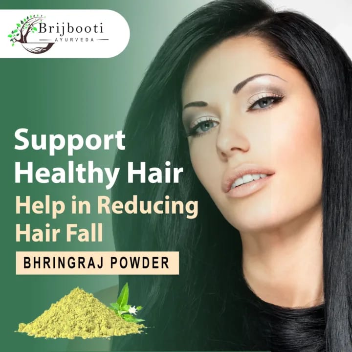 BrijBooti Bhringraj Powder - Eclipta Alba For hair Growth (100% Natural) view 2