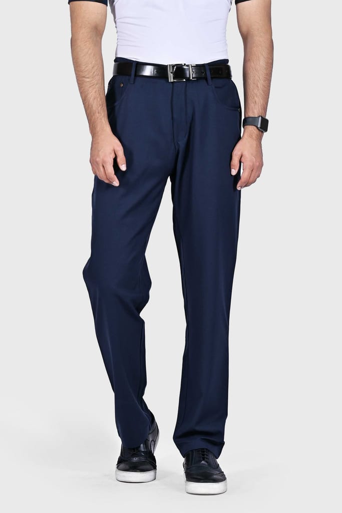 AH Mechanical Stretch Navy Blue Golf Pant view 2