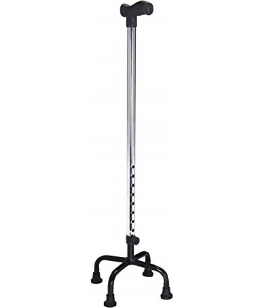 KDS SURGICAL 4 Leg Black Base Steel Walking Sticks
