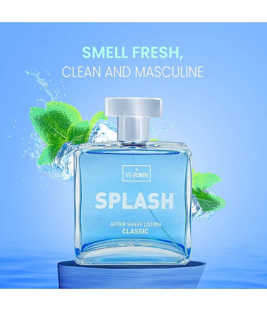 VI-JOHN Splash Classic After shave Lotion 100ml - Pack of 1 view 2