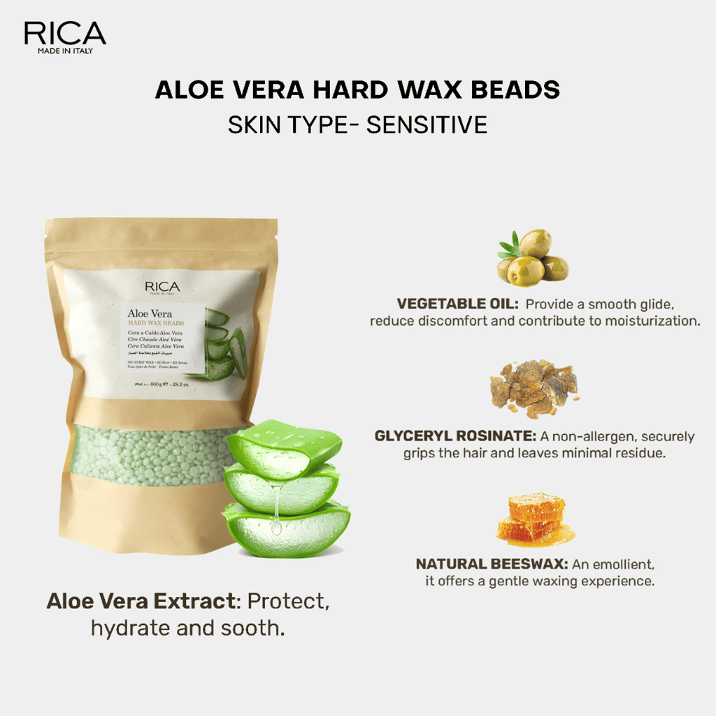 Rica Aloe Vera Hard Wax Beads (800g) view 2