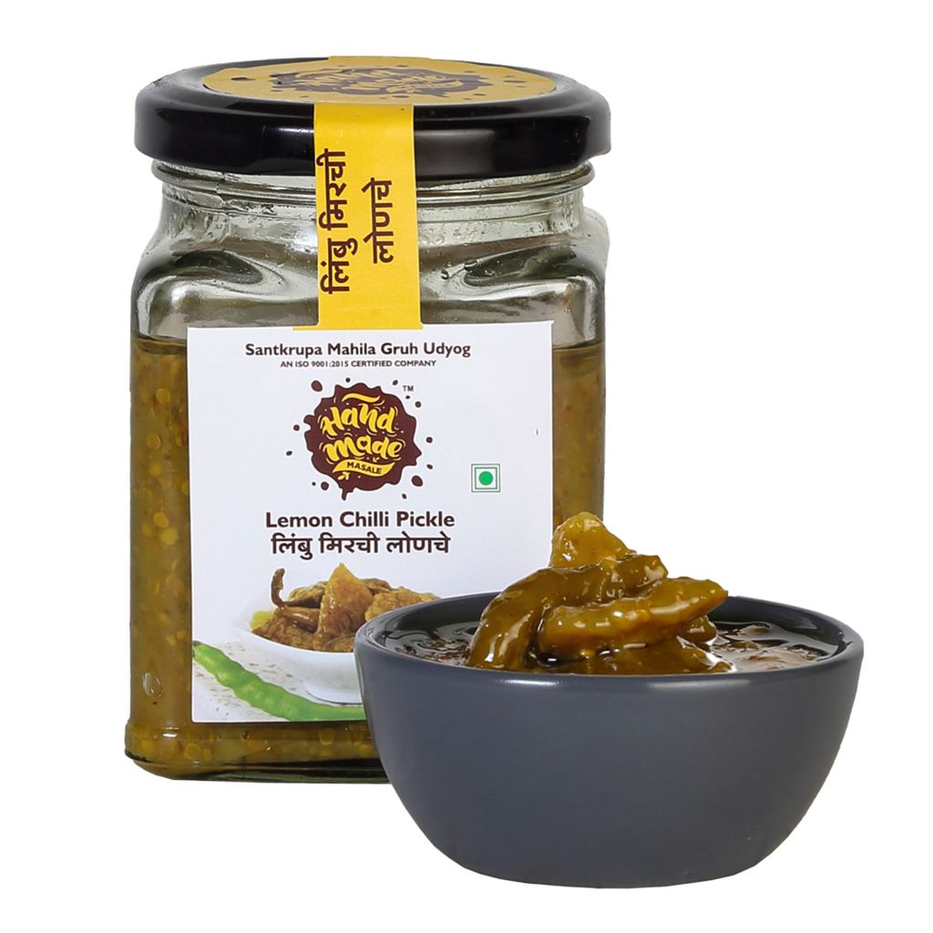 Handmade Masale Lemon Chilli Pickle view 2