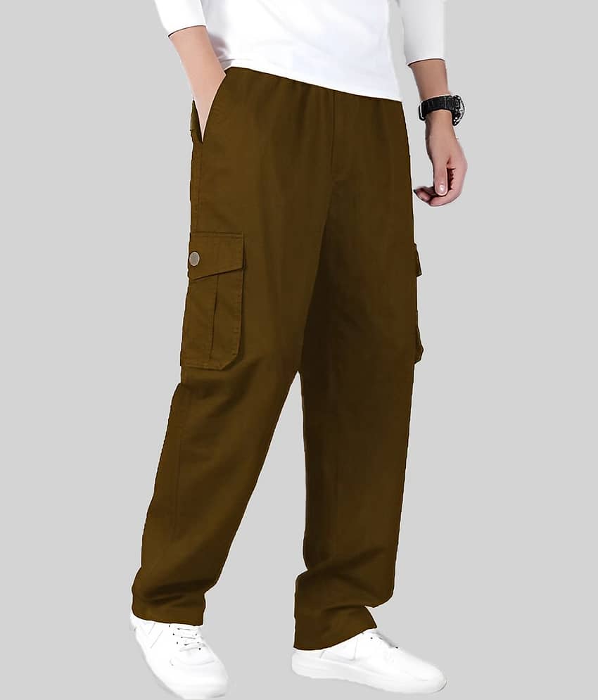 Reoutlook Regular Flat Men's Cargos - Grey ( Pack of 1 ) view 2