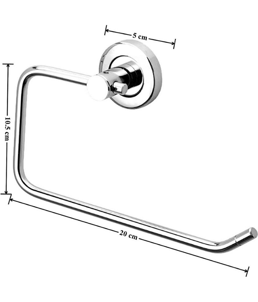 Bathfax - Towel Hanger S.S Heavy Half1pcs view 2