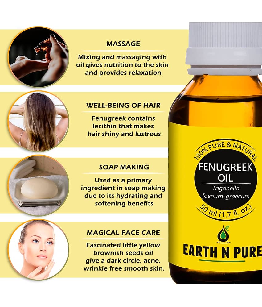 Earth N Pure - Fenugreek Essential Oil 50 mL ( Pack of 1 ) view 2