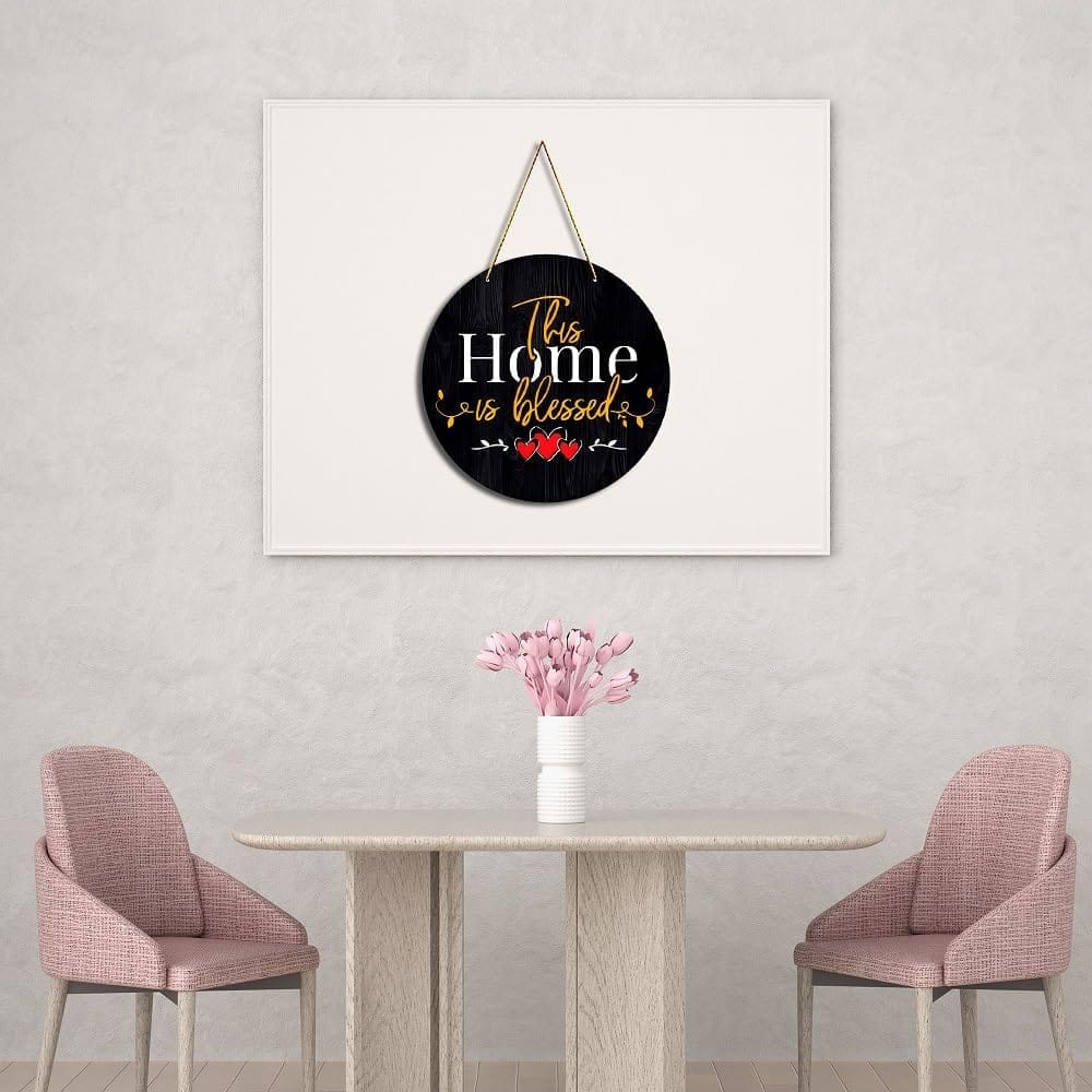 Wall Hangings for Home Decoration Items for Living Room Decor Welcome Home Wall Hanging for Home Office Decoration Handmade Craft Decorative Wall Art (WH1824) view 2
