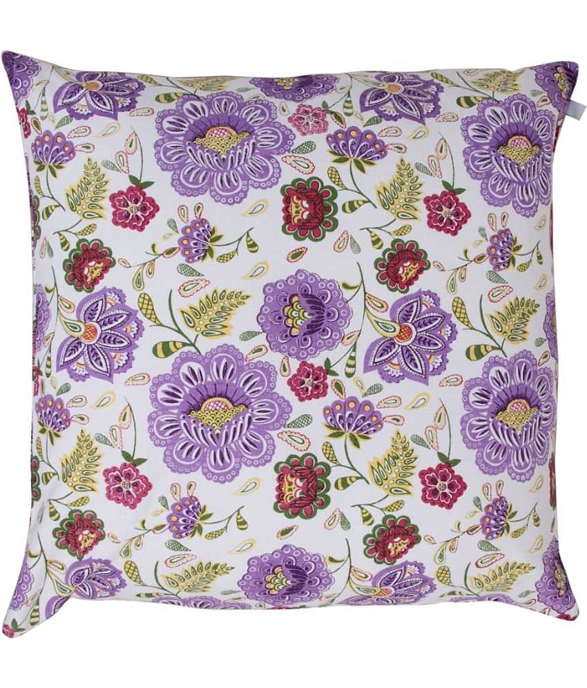 Zubix Multicolour Printed Cotton Cushion Cover - Set of 2 view 2