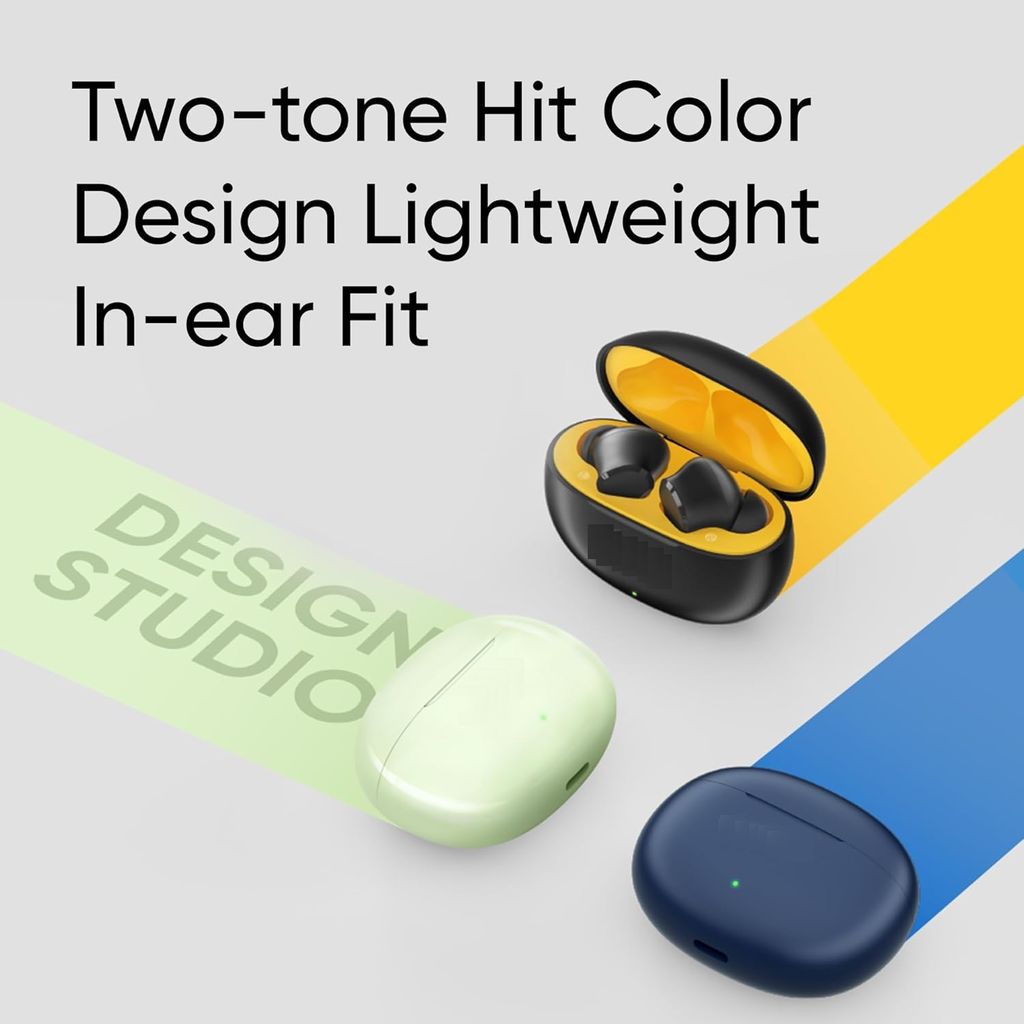Wireless In-Ear Earbuds with Yellow Charging Case for Premium Audio view 2