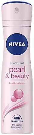 NIVEA Pearl & Beauty Roll-On Deodorant for Bright & Smooth Underarms, 50ml