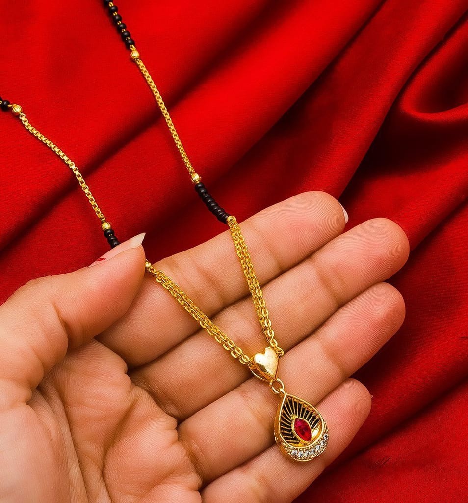 Morison Traditional Gold Mangalsutra A Classic Symbol of Love view 2