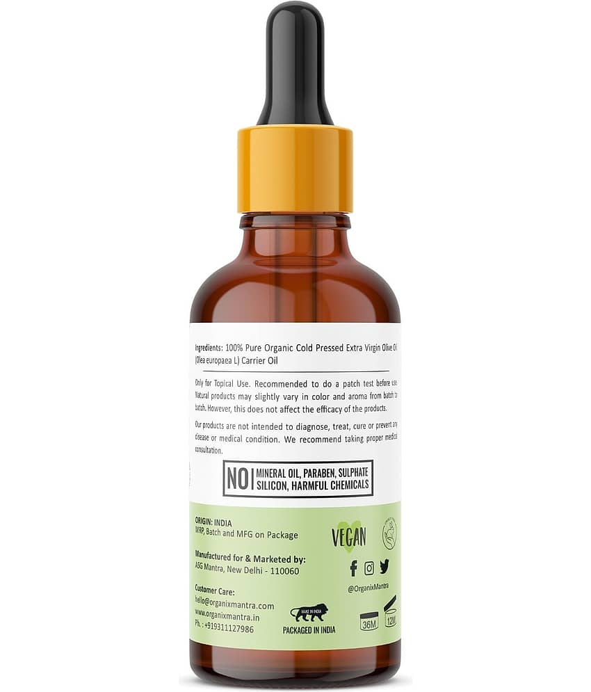 Organix Mantra Extra Virgin Olive Oil, 100% Pure, Natural & Cold Pressed Organic Oil, 30ML view 2
