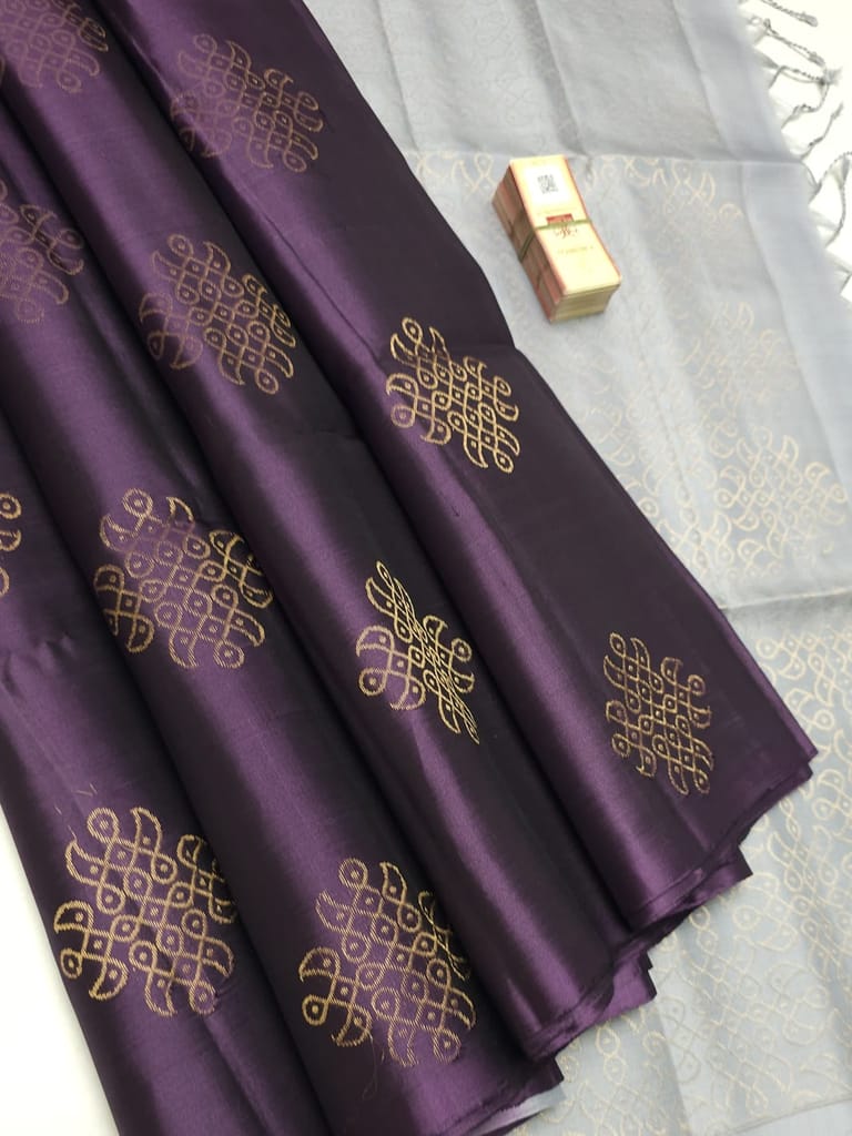 Kanchipuram pure soft silk saree