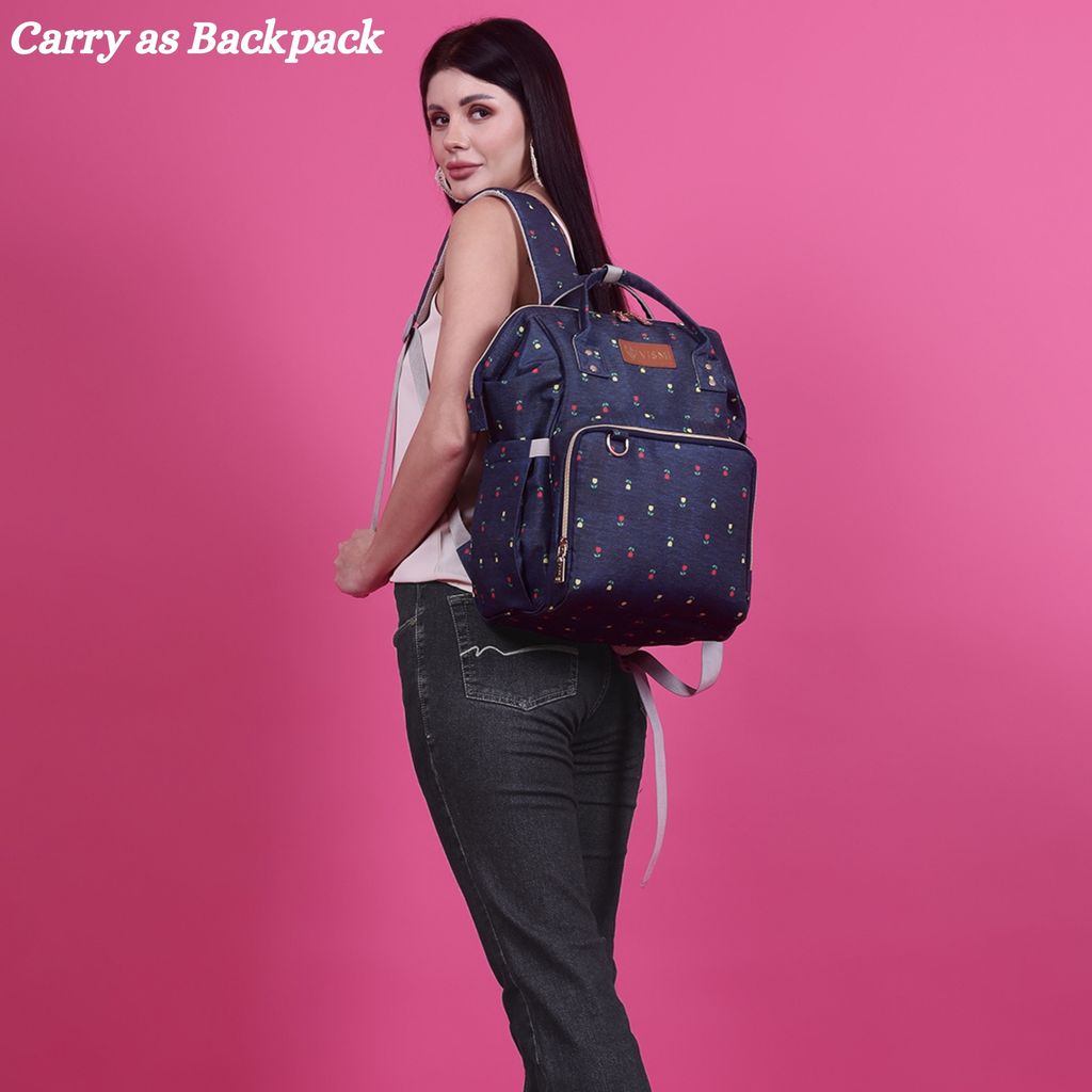 VISMIINTREND Diaper Backpack for Mother | Water Resistant | Anti Theft | Maternity Travel Backpack | Baby Shower Gift for | Girl | Boy view 2