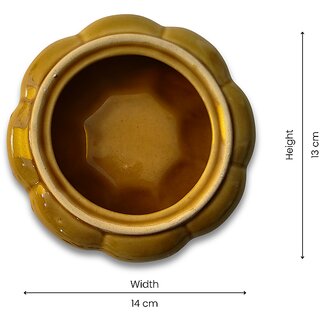 Ceramic Pumpkin-Shaped Cup and Saucer Set view 2