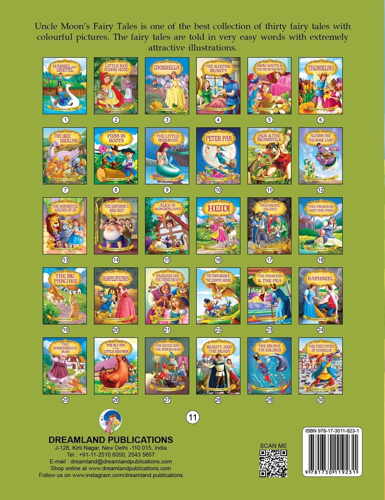 Jack and the Beanstalk Story Book with Colourful Pictures for Children Age 2-6 years -16 pages Uncle Moon Series (Uncle Moon's Fairy Tales) [Paperback] Dreamland Publications view 2