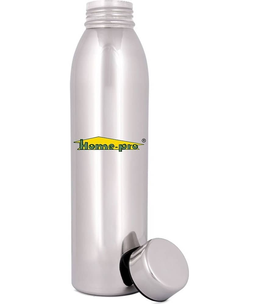 HomePro - Jointless Mirror Bottle Silver Water Bottle 1000 mL ( Set of 3 ) view 2