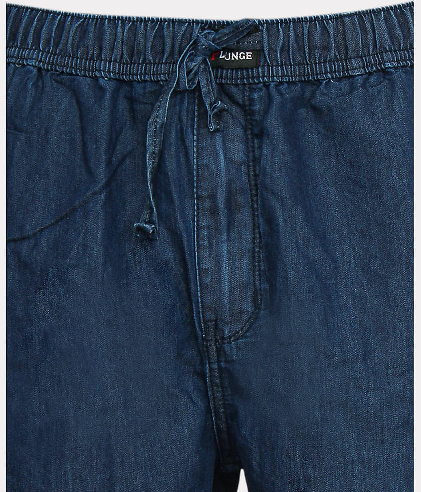 plounge Blue Denim Men's Cargos ( Pack of 1 ) view 2