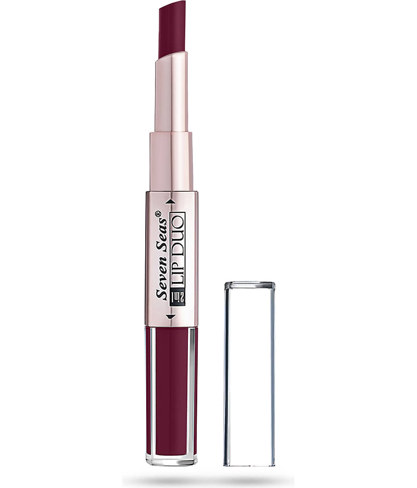 Seven Seas 2in1 Full Coverage Comfortable Lipstick + Liquid Lipstick (Plum) view 2