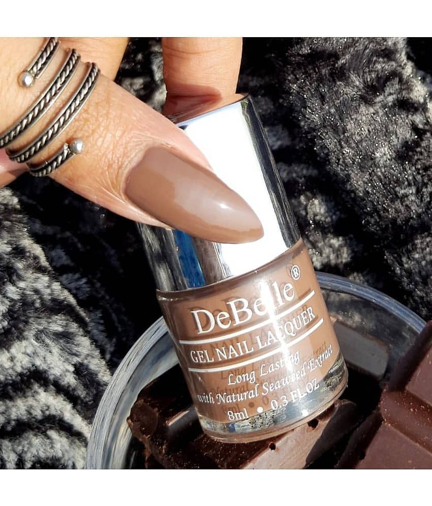 DeBelle Woody Chocolate Glossy Nail Polish 8 ( Pack of 1 ) view 2