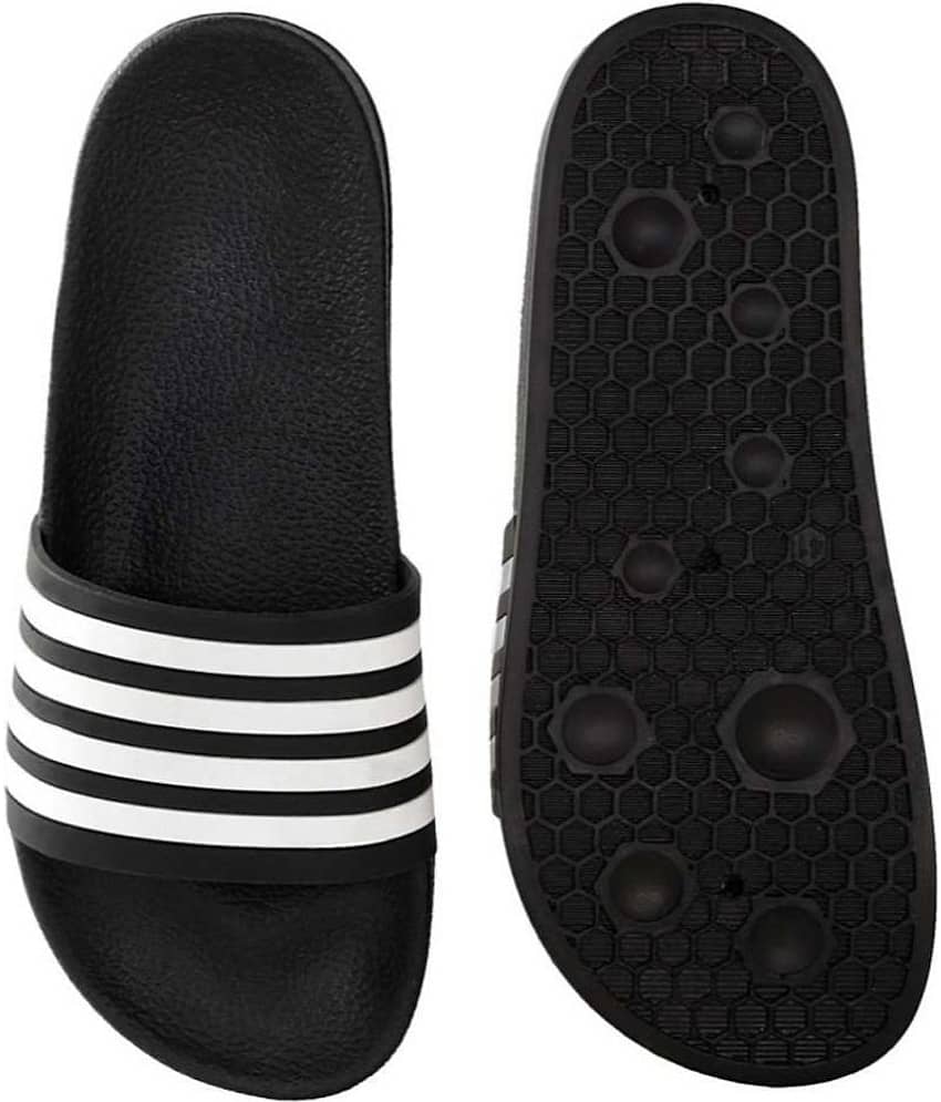 KAPANI Black Slide Flip flop view 2