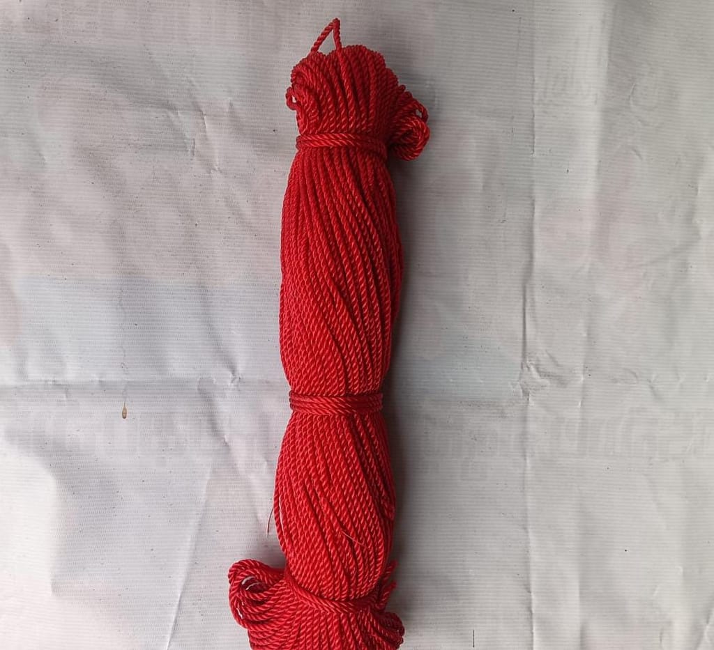Red Cotton Rope view 2
