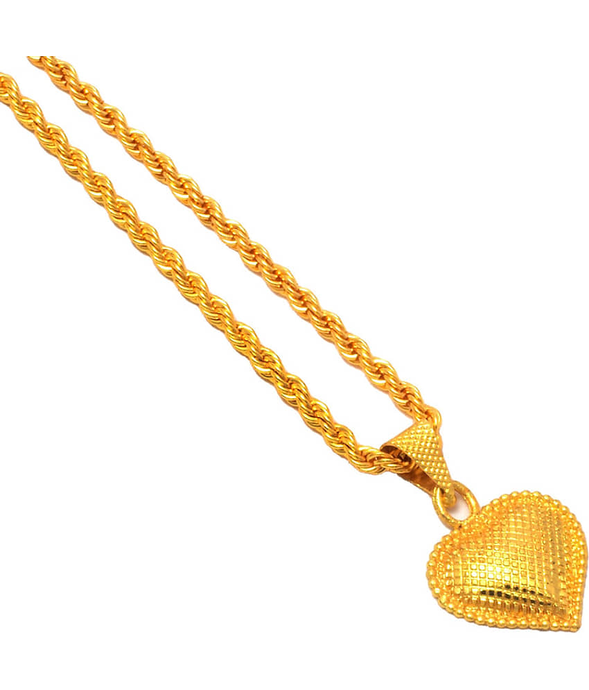 Jewarhaat - Golden Pendant ( Pack of 1 ) view 2