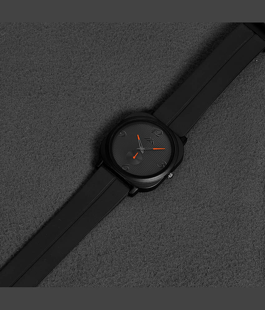 Trex Black Silicon Analog Men's Watch view 2