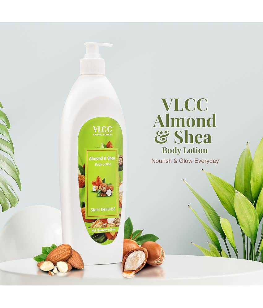 Vlcc Almond And Shea Body Lotion , 600Ml , Restores Dry Dull Skin view 2