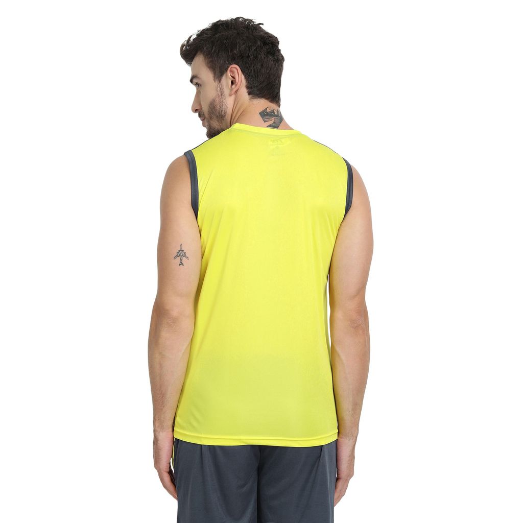 FTX Men Colorblock Round Neck Sleeveless Tshirt view 2