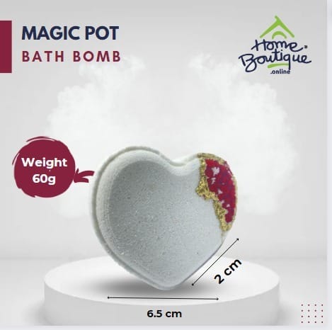 Geode Heart Bath Bomb view 2