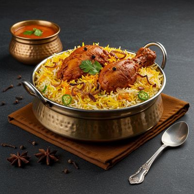 Hyderabad Chicken Dum Biryani (Boneless)