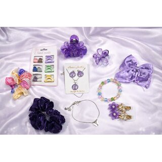 Haya Aura Valentine Gift SetHair Accessories Fashion Jewellery Combo Set for Girls and Women view 2