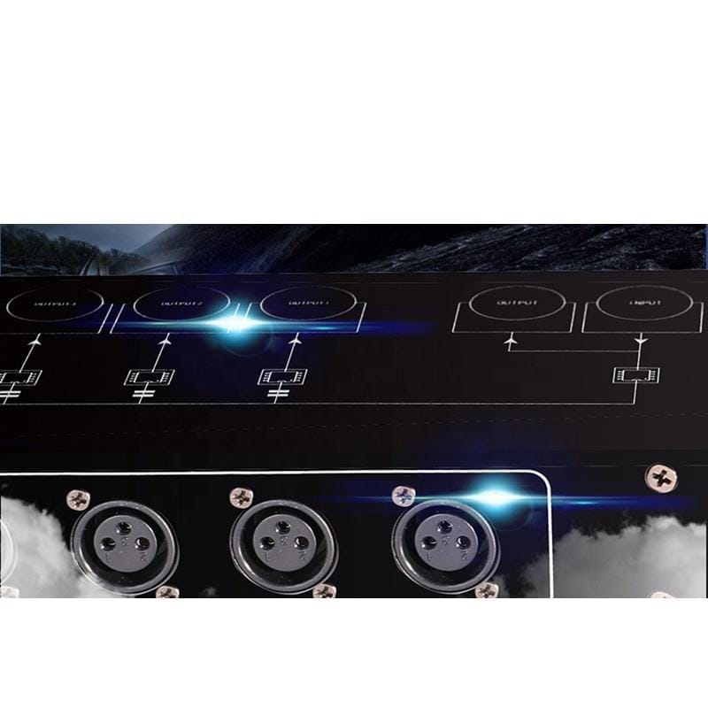 SPARKWORLD 8 Way DMX Distributor / DMX Splitter Amplifier with Isolated Outputs (19-Inch Rack Mount) | Colour: DXM Splitter (8) view 2