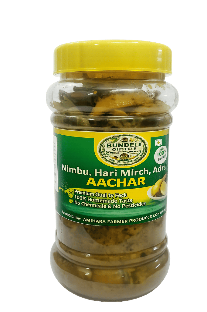 Nimbu Adrak Chilly Pickles