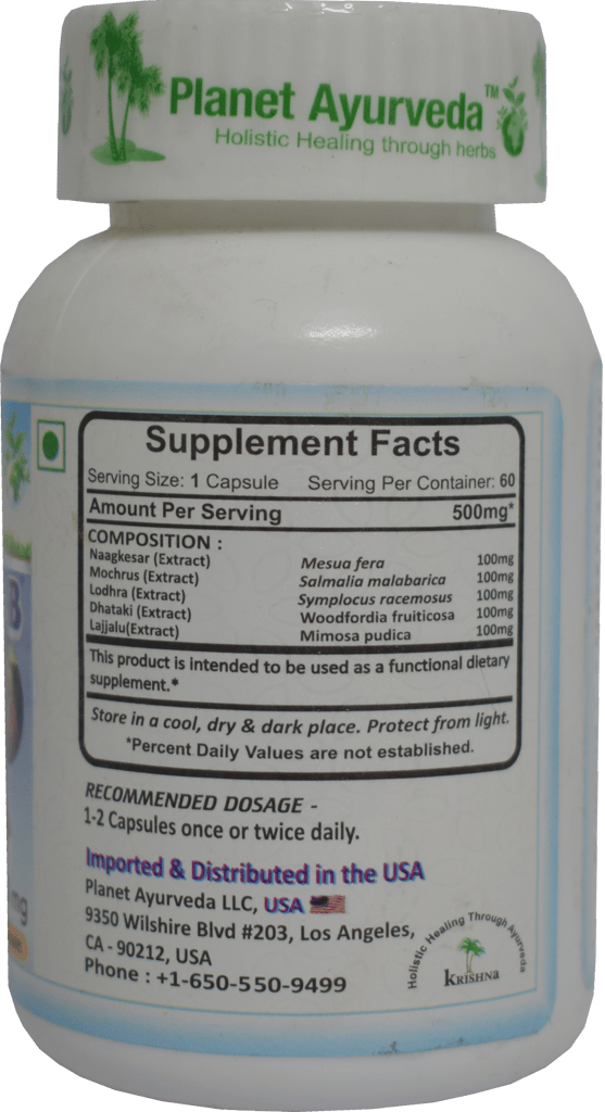 Planet Ayurveda Coolstrin-B 60 Capsules for Digestive Health, 500mg view 2