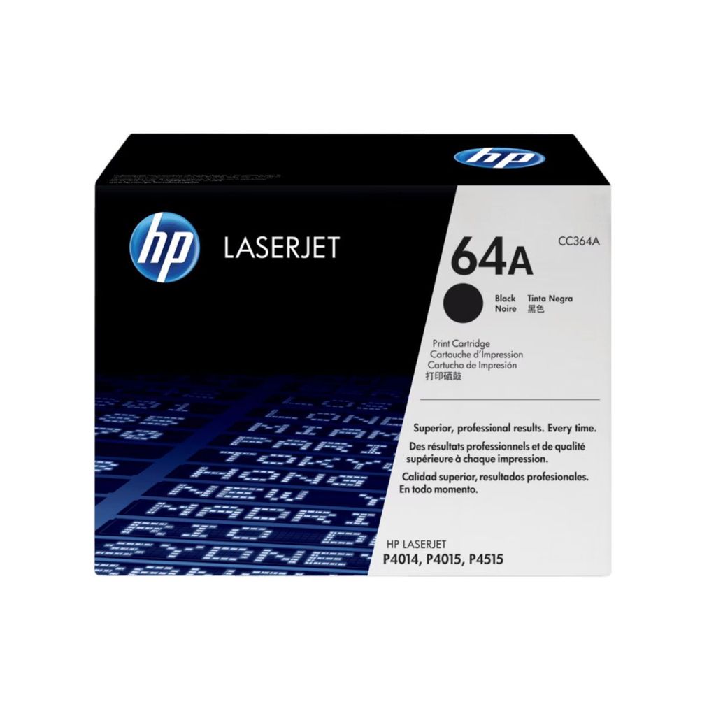 HP 64A Black Original LaserJet Toner Cartridge (CC364A) view 2
