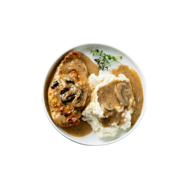 Creamy Mushroom Chicken Steak