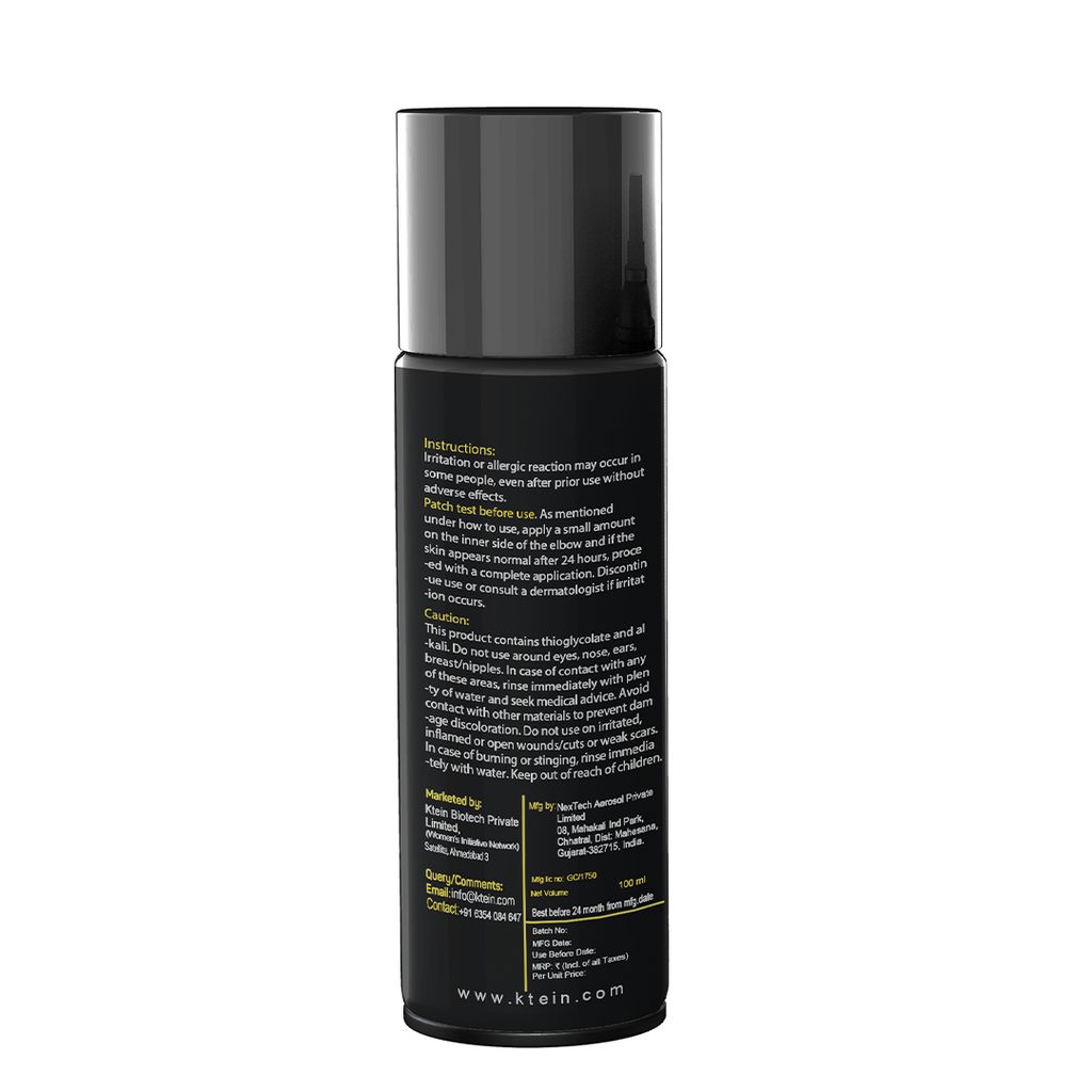 Ktein Fermented 5 Oil and Avocado Men's Hair Removal Spray (100 ml) view 2
