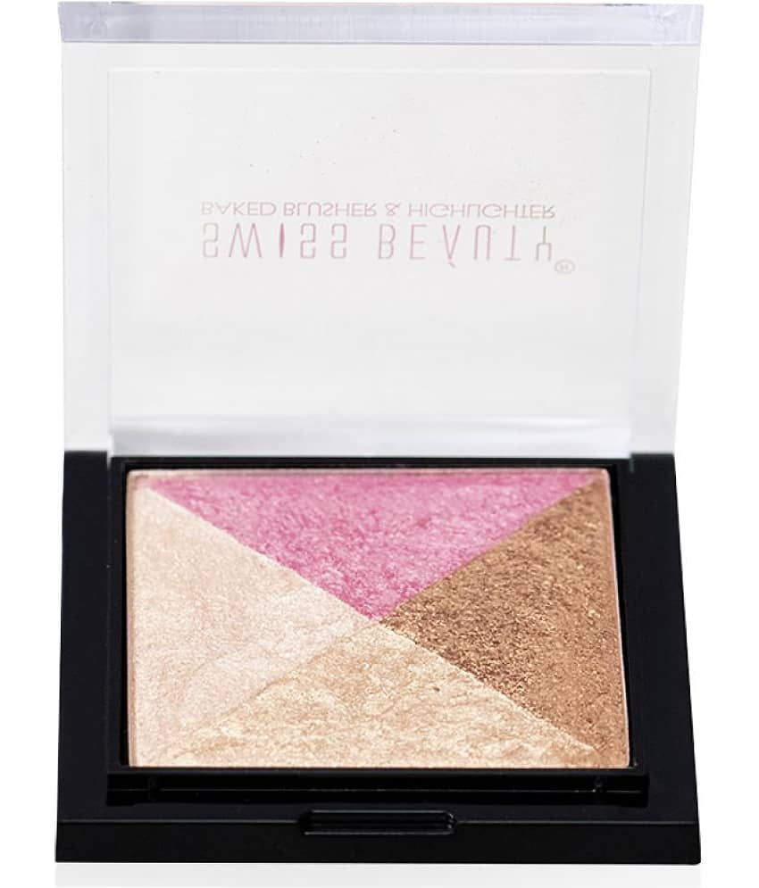 Swiss Beauty Baked Blusher & Highlighter (Shade-05), 7gm view 2
