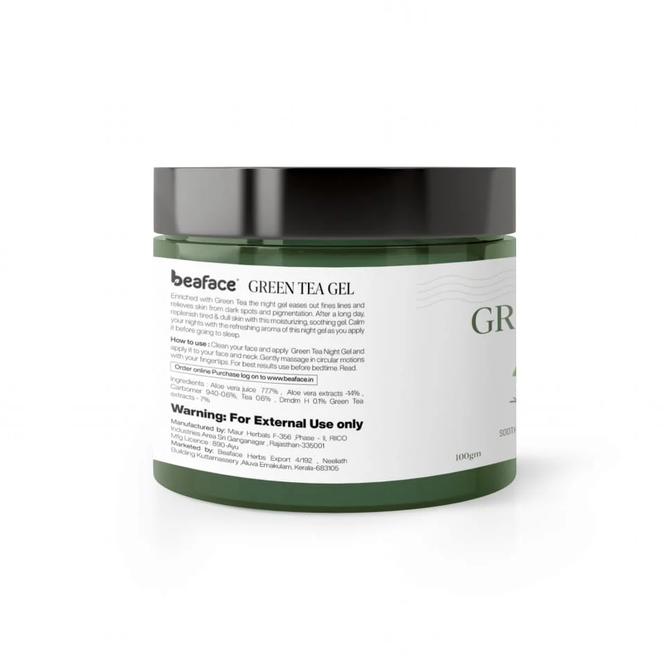 Green-tea-gel-moisturizes-dandruff-strengthens hair-scalp view 2