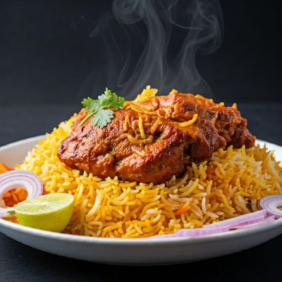 Chicken Kebab Biryani