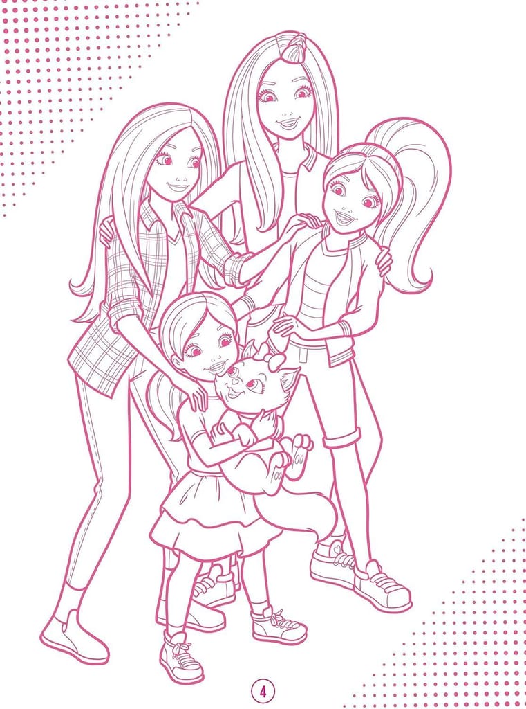 Barbie Dreamhouse Adventures - Mega Colouring Book [Paperback] Dreamland Publications view 2