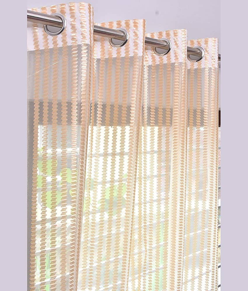 Panipat Textile Hub Set of 5 Window Net/Tissue Curtain view 2