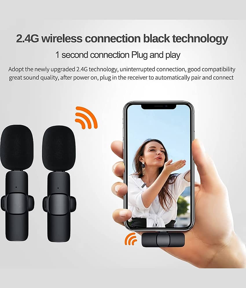 Hybite 2-Mics 1 in Wireless Microphone view 2