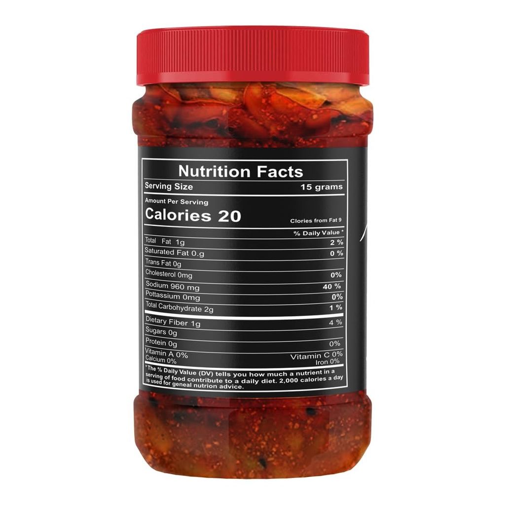 Mountain Bawarchi Garlic Pickle in Fresh | Homemade Lahsun ka Achar | No preservatives are Added (1kg) view 2