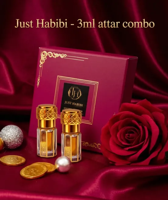 Combo Of 2 - Musk, Oud, Floral Arabic Blend Roll On Attar view 2