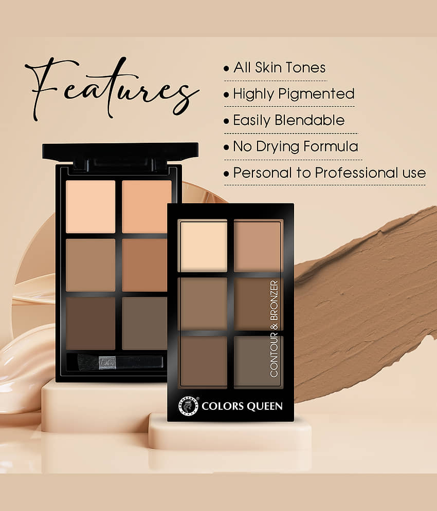 Colors Queen Contour & Bronzer Palette Contour Kit view 2