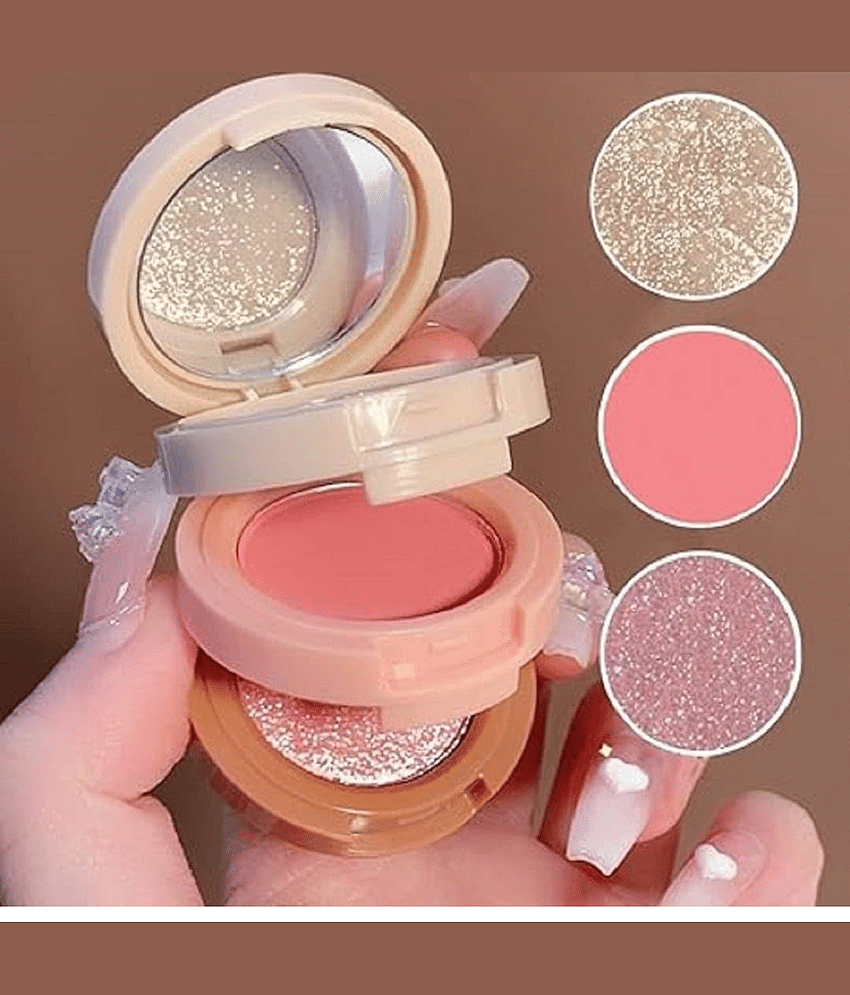 3-in-1 Highlighter, Contour & Blusher Palette