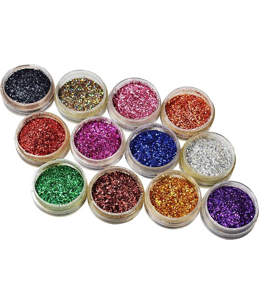 Adbeni Multi Glitter Loose Powder Eye Palette 10